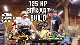 Rotax 670cc Go Kart Build Pt 2  125 Horsepower Engine is Mounted [upl. by Lissak502]