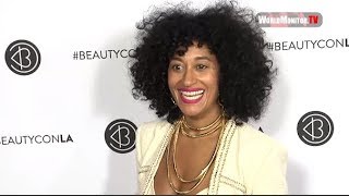 Tracee Ellis Ross arrives at 2017 Beautycon Festival Los Angeles [upl. by Zingale]