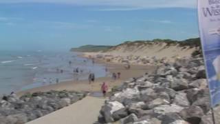 Wissant Opaalkust  Côte dOpale PasdeCalais  Wandeling  Promenade 18 juli 2016 [upl. by Yerdua]