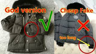 Real vs Fake Moose Knuckles 3q Jacket HD Comparison [upl. by Enidan218]