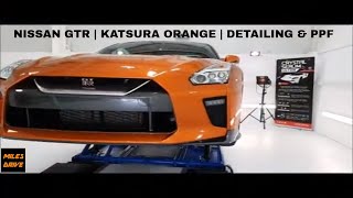 NISSAN GTR  2018  Katsura Orange  Detailing and PPF [upl. by Careaga]