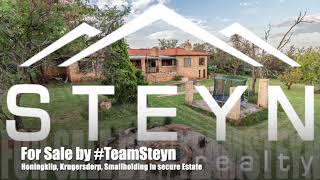 SOLD BY TEAM STEYN HONINGKLIP KRUGERSDORP  stunning country living [upl. by Anaitsirc]