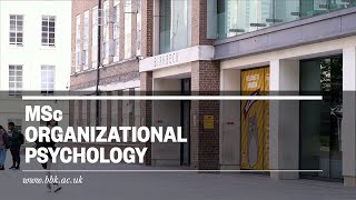 MSc Organizational Psychology [upl. by Seuguh948]