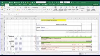 Costos y presupuestos  Generador de precios 4  Presupuestos de Obra  Excel  PRECEX 11 [upl. by Sezen42]