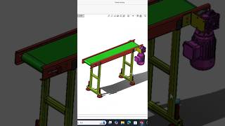 SolidWorks Konveyör Tasarımı [upl. by Anawahs]