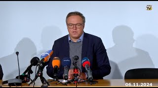 quotBericht aus Erfurt“ Landespressekonferenz M Voigt CDU  Thüringer Landtag [upl. by Naivatco]