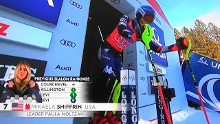 Mikaela Shiffrin  Slalom  Lienz  RUN 1  2023 [upl. by Bonneau960]