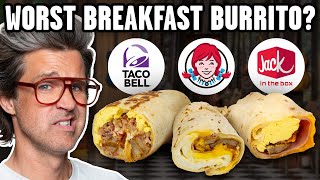 Who Makes The WORST Breakfast Burrito [upl. by Ehsiom]