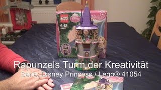 Test Rapunzels Turm der Kreativität Lego Set 41054 Disney Princess [upl. by Aliuqa]