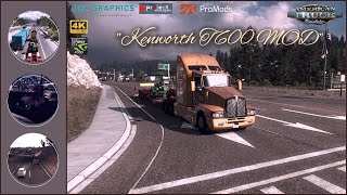 ATS KENWORTH T600 MOD JBX3PNG Realistic gameplay RTX 4090 4K max settings Simple Reshade [upl. by Swarts]