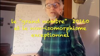 Le nombre 20160 et un nonisomorphisme exceptionnel [upl. by Hcone]