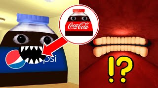 Is It Possible To Go Inside Pepsi Mouth Save Baby Cola And Come Back Alive  Nextbot Garry’s mod [upl. by Anaitsirk]