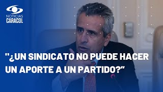 ¿Se registra una ruptura institucional en Colombia El ministro del Interior responde [upl. by Alicul]