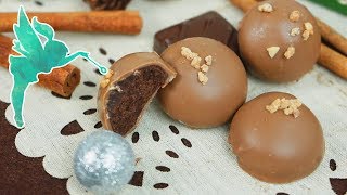 Aufgespritze Pralinen  Lebkuchen Pralinen selber machen mit 4 Zutaten  Kuchenfee [upl. by Einahpit]