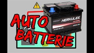 WIE FUNKTIONIERT EINE AUTOBATTERIE  BAUTEILERKLÄRUNG [upl. by Stillmann]