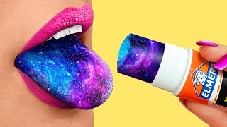 7 DIY Galaxy School Supplies  School Pranks And Life Hacks [upl. by Sibby26]