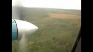 Saint John New Brunswick Airport Landing [upl. by Nylarad]