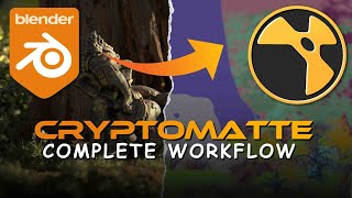 BLENDER CRYPTOMATTE workflow  Complete HINDI Tutorial [upl. by Goerke]