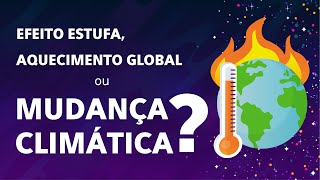 Você sabe a diferença entre EFEITO ESTUFA AQUECIMENTO GLOBAL e MUDANÇA CLIMÁTICA [upl. by Rehtae]