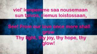 Finland National Anthem English lyrics [upl. by Siryt]