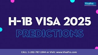 H1B Cap 2025 Prediction What Are Your Chances of Winning H1B Lottery [upl. by Epotimet957]