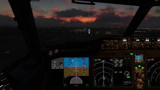 Arrival into East Midlands Airport EGNX  iFly 737 MAX 8  MSFS [upl. by Fairlie]