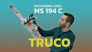 Me corto con la Motosierra STIHL MS 194 CE [upl. by Karlen]