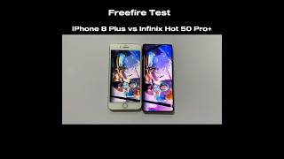 IPHONE 8 PLUS VS INFINIX HOT 50 PRO PLUS  TEST [upl. by Dulla]