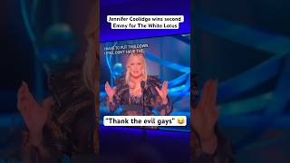 Jennifer Coolidge’s acceptance speech at Emmys ✨ EmmyAwards TheWhiteLotus JenniferCoolidge [upl. by Tooley]