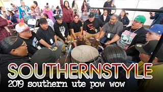 2019 Southern Ute Pow Wow  Southern Style Singers [upl. by Nnarual]