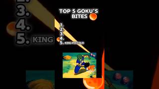 Top 5 Goku Bites [upl. by Whitman626]