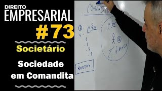 Direito Empresarial  Aula 73 Sociedade em Comandita [upl. by Eirehs]