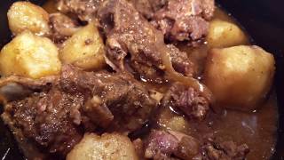 Slow Cooker Neck Bones amp Potatoes  I Heart Recipes [upl. by Ferrell]