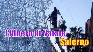 lAlbero Natale montaggio 2 parte Salerno 2533 [upl. by Asyla]