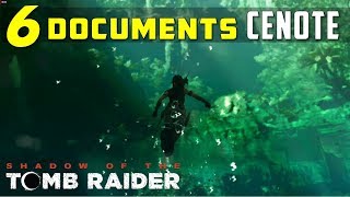 Location of Documents in Cenote  SHADOW OF THE TOMB RAIDER [upl. by Griseldis]