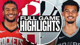 ROCKETS at SPURS  FULL GAME HIGHLIGHTS  October 26 2024 [upl. by Cooperstein]