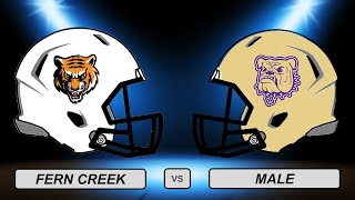 High School Football Fern Creek vs Male [upl. by Anaig366]