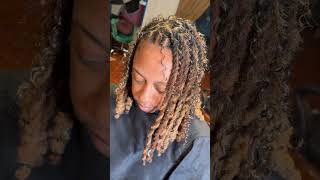 Put a little ump to your locs by adding curly hair healthylocs reallocs locsanity loccrush loc [upl. by Ubald]