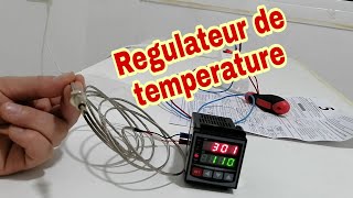 Regulateur de temperature industriel ⚡PT 100 منظم درجة الحرارة [upl. by Notac]