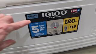 Igloo Polar 120 Qt Cooler  Review [upl. by Bihas]