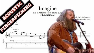 Chris Kläfford  Imagine TAB  acoustic guitar chords in Guitar Pro 7 [upl. by Eradis]