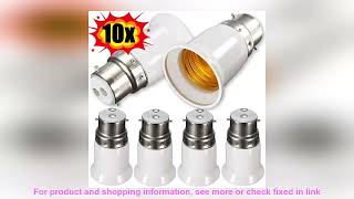 110pcs Led Lamp Adapter B22 To E27 Bulb Sockets Converter Lamps Base Conversion Holder Converter L [upl. by Atekehs903]