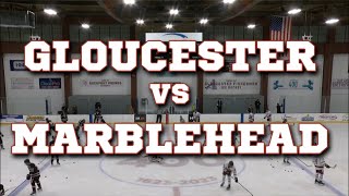 GLOUCESTER FISHERMEN VS MARBLEHEAD MAGICIANS BOYS VARSITY HOCKEY REPLAY 12424 [upl. by Eisor]