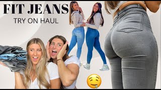 FIT JEANS TRY ON HAUL  HONEST REVIEW [upl. by Anyr]