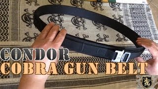 Condor Cobra Gun Belt Review [upl. by Carrissa224]