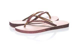 Havaianas Slim Sparkle FlipFlop SKU 9471530 [upl. by Milissent]