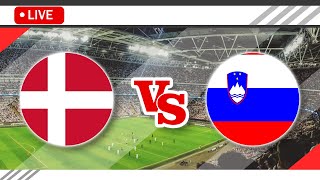 🔴Denmark VS Slovenia LIVE Match Score Streaming Full HD  UEFA European Championship 2023 [upl. by Htebi138]