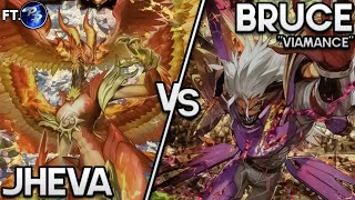 CHARCOAL AND ASH  Jheva vs Viamance Bruce ft pocketpicktcg  Cardfight Vanguard Standard [upl. by Akinar]