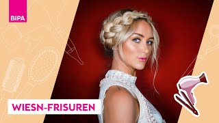 5 einfache Frisuren für die Wiesn mit Nadine Mayerhofer [upl. by Naellij751]