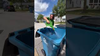 Day in the life of trash can cleaning 😎 [upl. by Murvyn365]